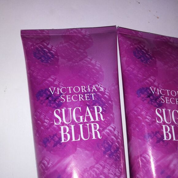 Set of 3 Victoria Secret Fragrant Body Lotion Sugar Blur Full Size 8oz Each New - Picture 3 of 5